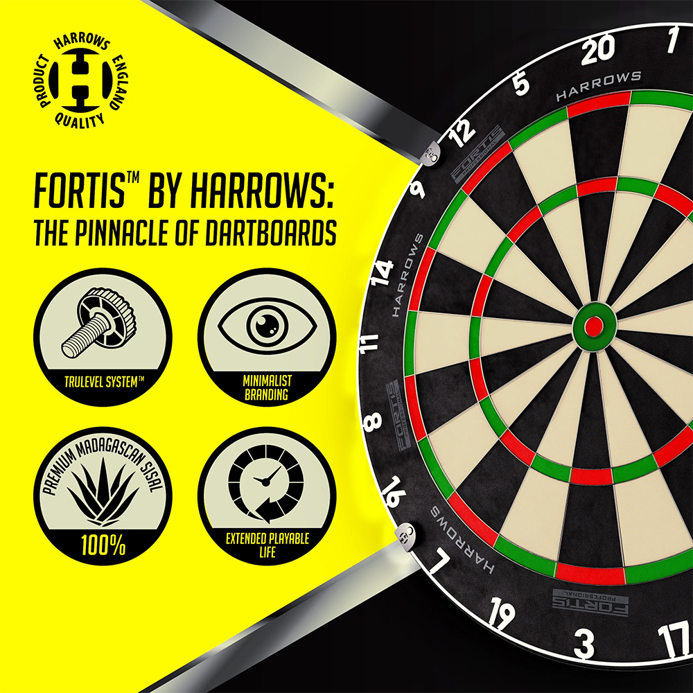 Alternative view of Fortis Dartboard